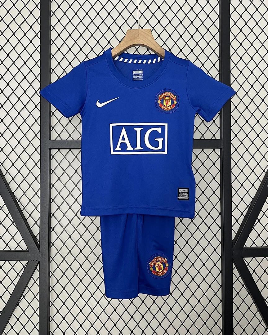 Kit Criança Manchester United 08/09 Alternativa · Modelo 2
