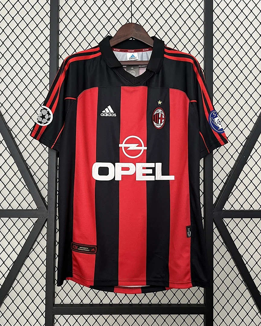 Camisola Retro AC Milan 2000/01 Principal