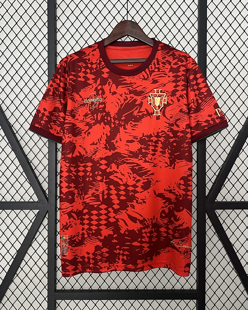 Camisola de Treino Portugal 2024 Vermelha
