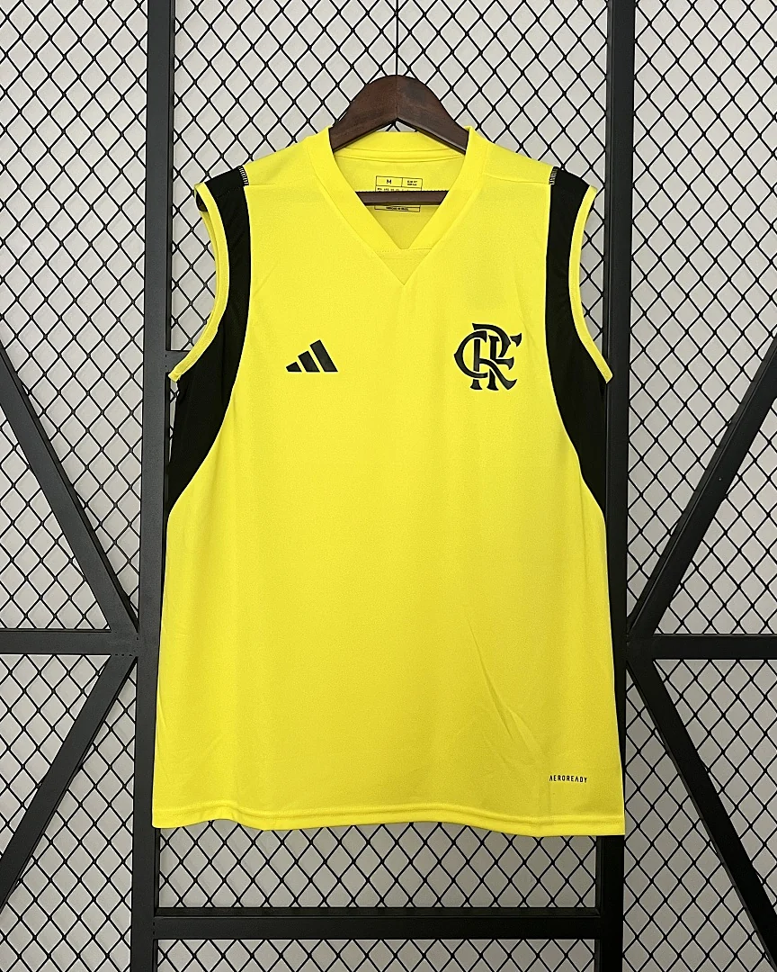 Camisola de Treino sem Mangas Flamengo 24/25 Amarela