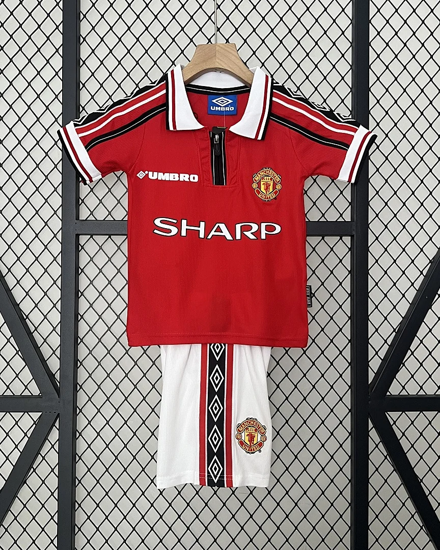 Kit Criança Manchester United 1998/99 Principal