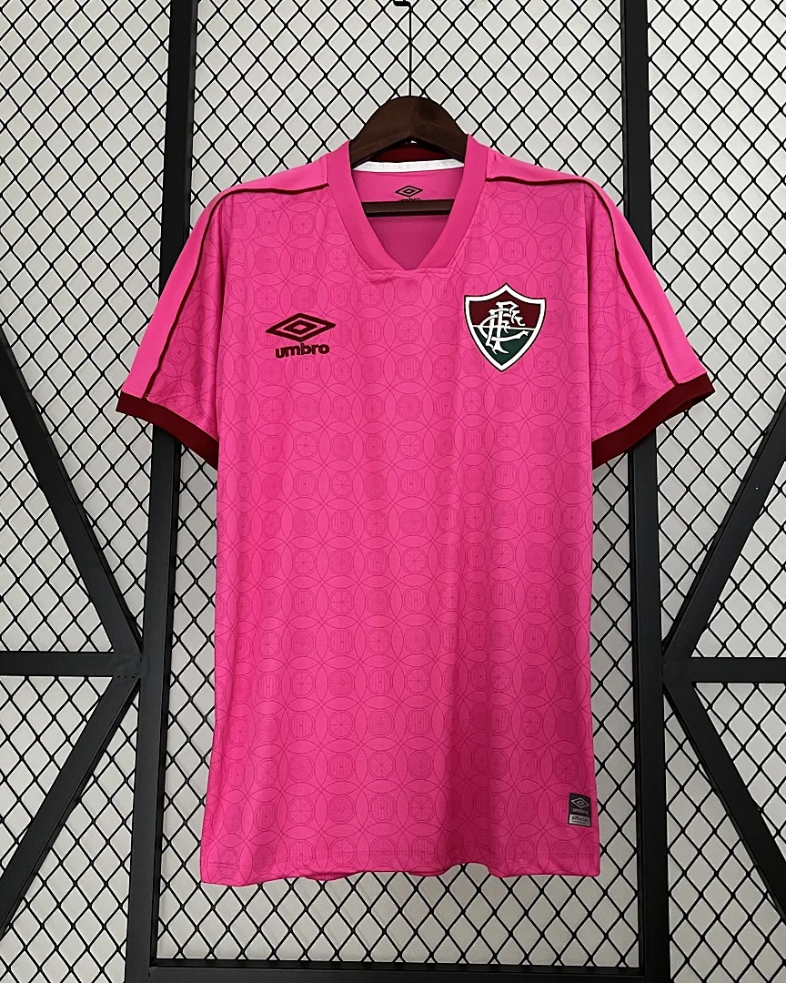 Camisola Retro Fluminense 23/24 Edição Especial Rosa