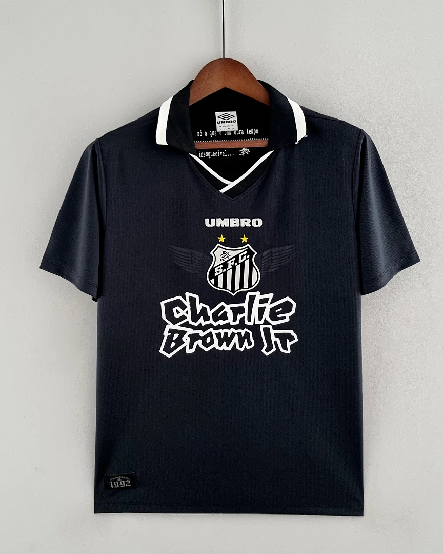 Camisola Retro Santos 22/23 Edição Especial Preta