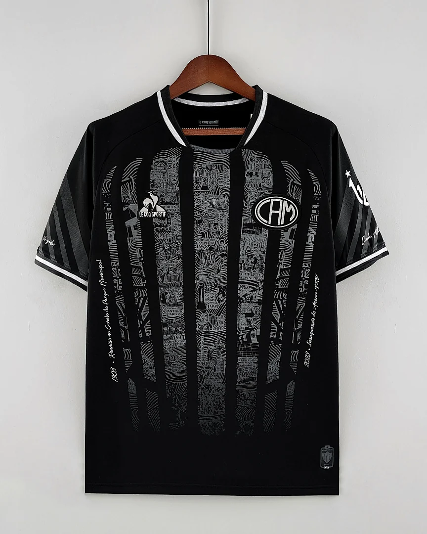 Camisola Retro Atlético Mineiro 22/23 Comemorativa Preta
