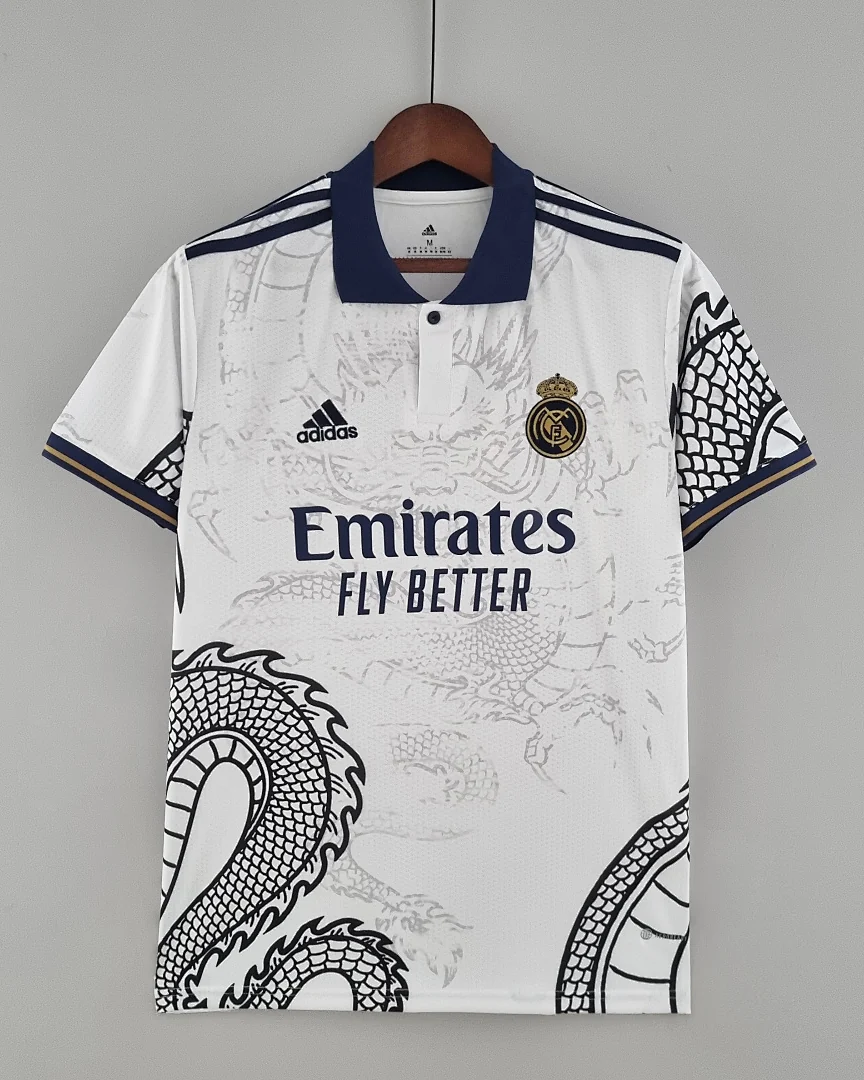 Camisola Retro Real Madrid 22/23 Edição Especial Branca