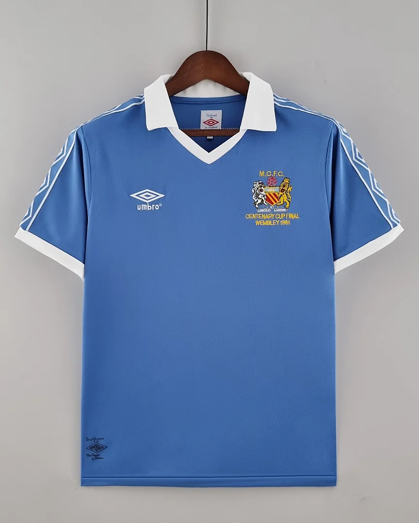 Camisola Retro Manchester City 1981/82 Principal