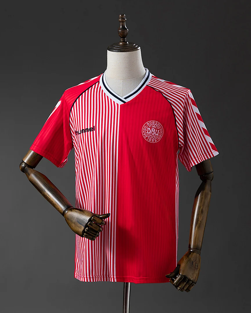 Camisola Retro Dinamarca 1986 Principal