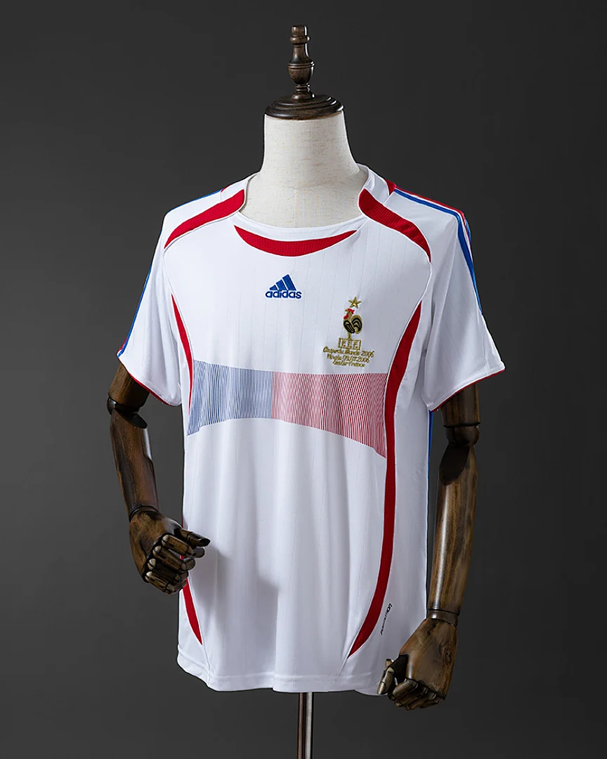 Camisola Retro França 2006 Branca