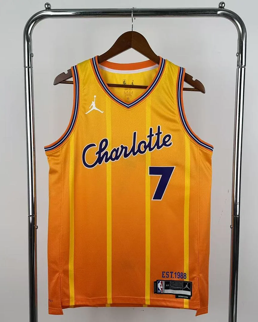 Camisola NBA Charlotte Hornets Kon Knueppel #7 City Edition 2026