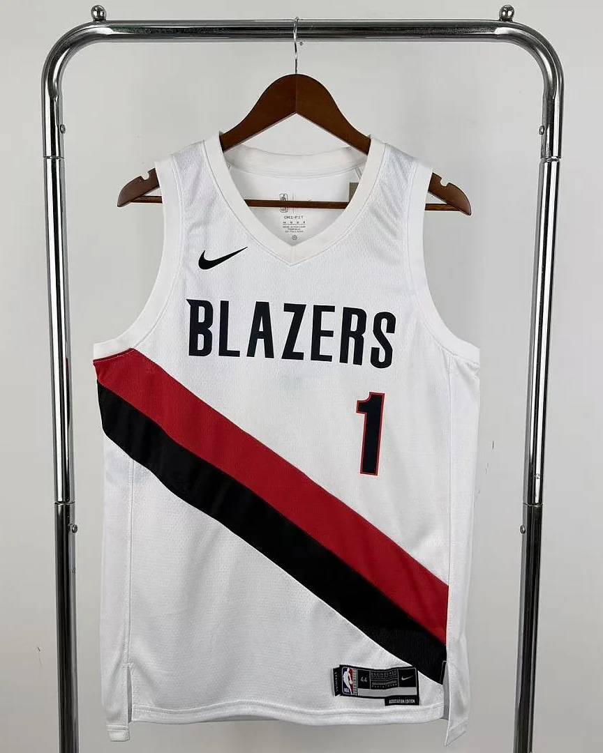 Camisola NBA Portland Trail Blazers Ja Morant #1 Branca 2026