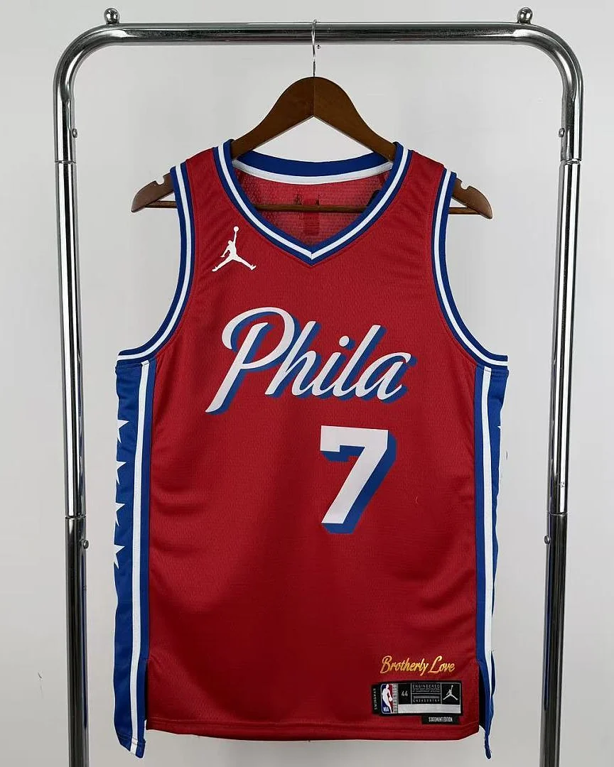 Camisola NBA Philadelphia 76ers Kyle Lowry #7 Jordan 2023