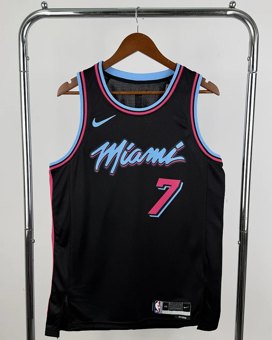 Camisola NBA Miami Heat Giannis Antetokounmpo #7 Preta