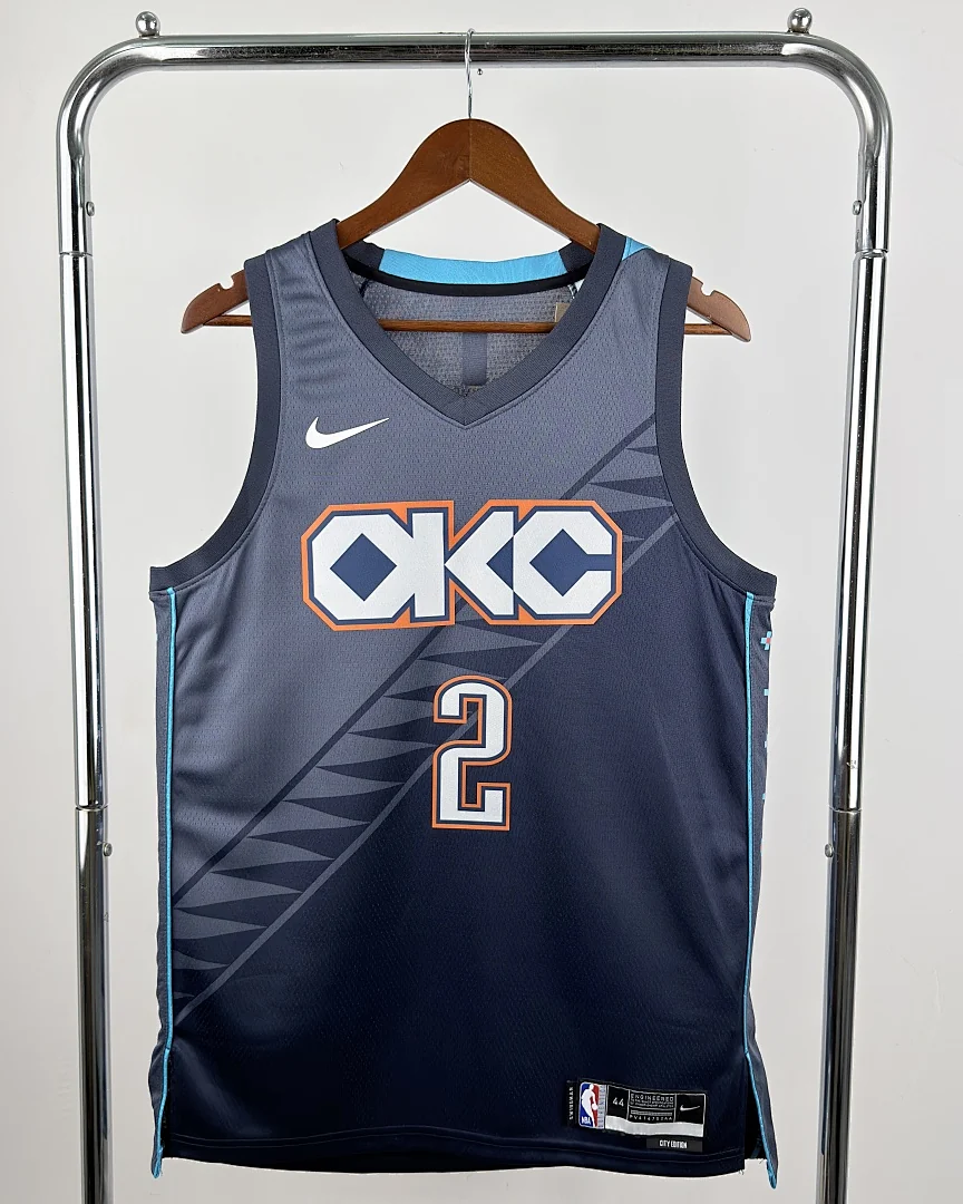 Camisola NBA Oklahoma City Thunder Shai Gilgeous-Alexander #2 City Edition 2026