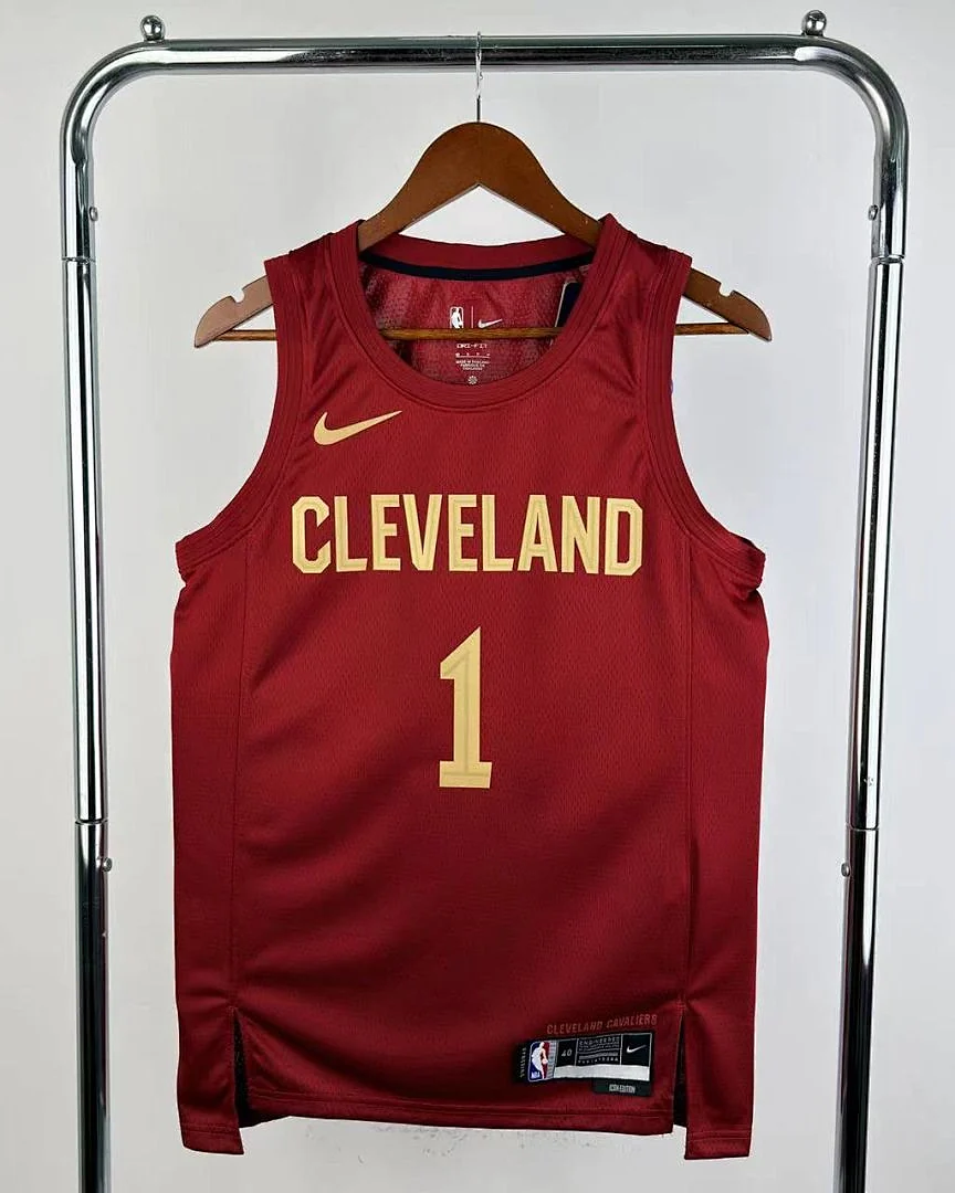 Camisola NBA Cleveland Cavaliers James Harden #1 Vermelha 2023