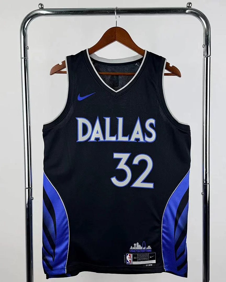 Camisola NBA Dallas Mavericks Cooper Flagg #32 City Edition 2026
