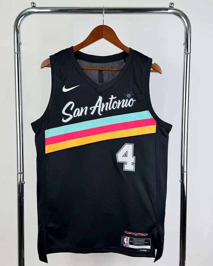 Camisola NBA San Antonio Spurs De'Aaron Fox #4 City Edition 2026