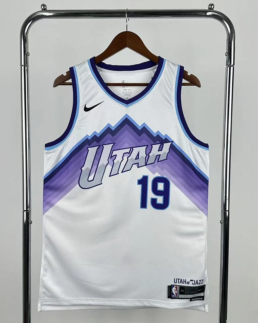 Camisola NBA Utah Jazz #19 Branca 2026