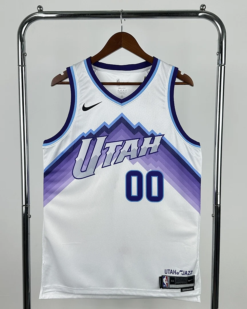 Camisola NBA Utah Jazz #00 Branca 2026
