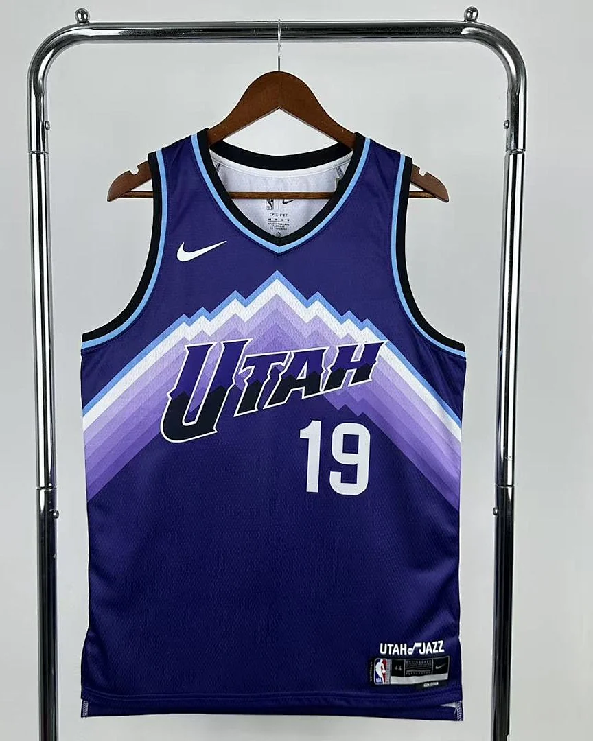 Camisola NBA Utah Jazz #19 Roxa 2026