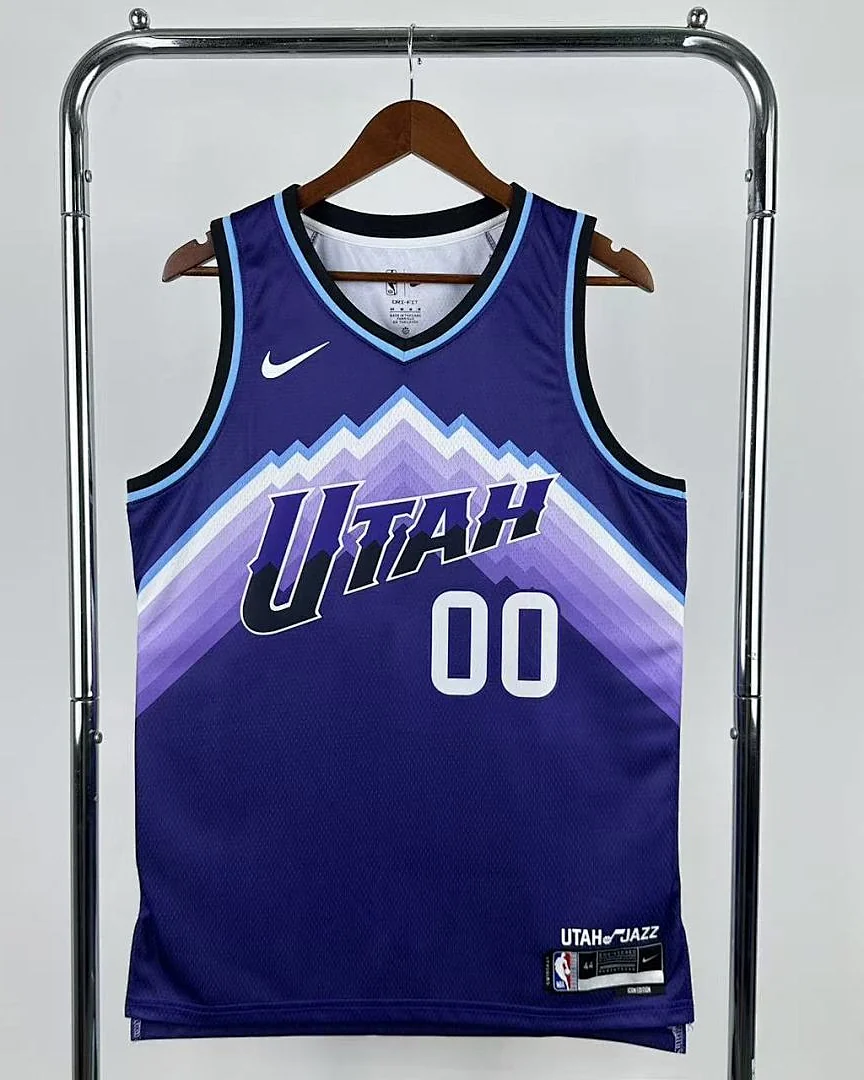 Camisola NBA Utah Jazz #00 Roxa 2026