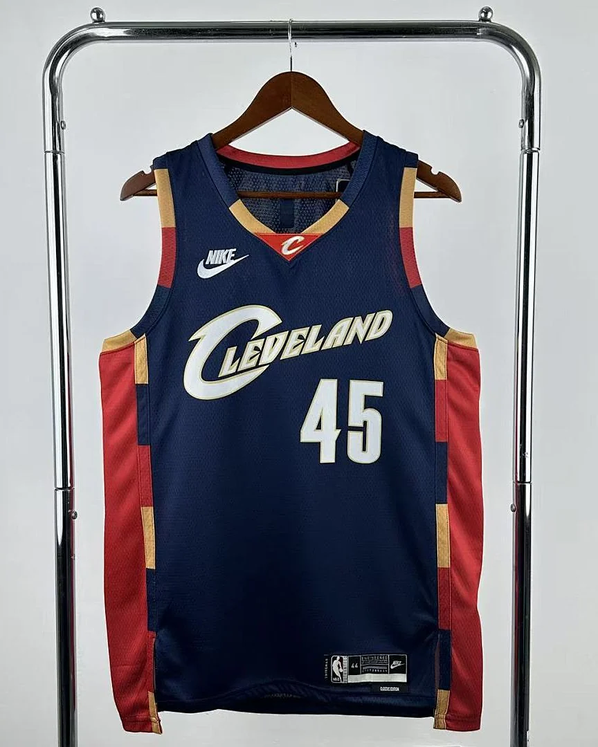 Camisola NBA Cleveland Cavaliers Donovan Mitchell #45 Retro Edição Especial 2026