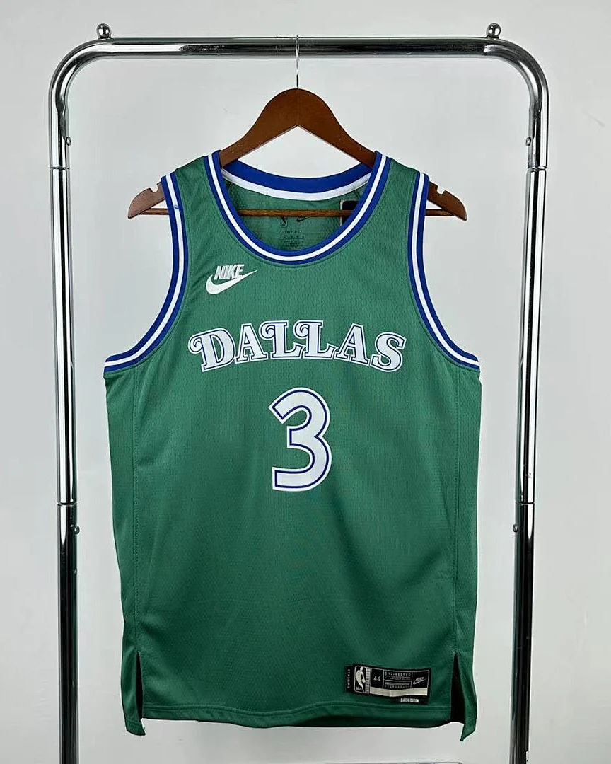 Camisola NBA Dallas Mavericks Anthony Davis #3 Retro Edição Especial Verde 2026