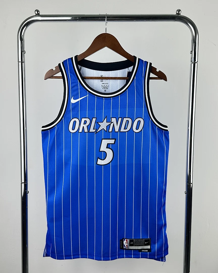 Camisola NBA Orlando Magic Paolo Banchero #5 Azul 2026