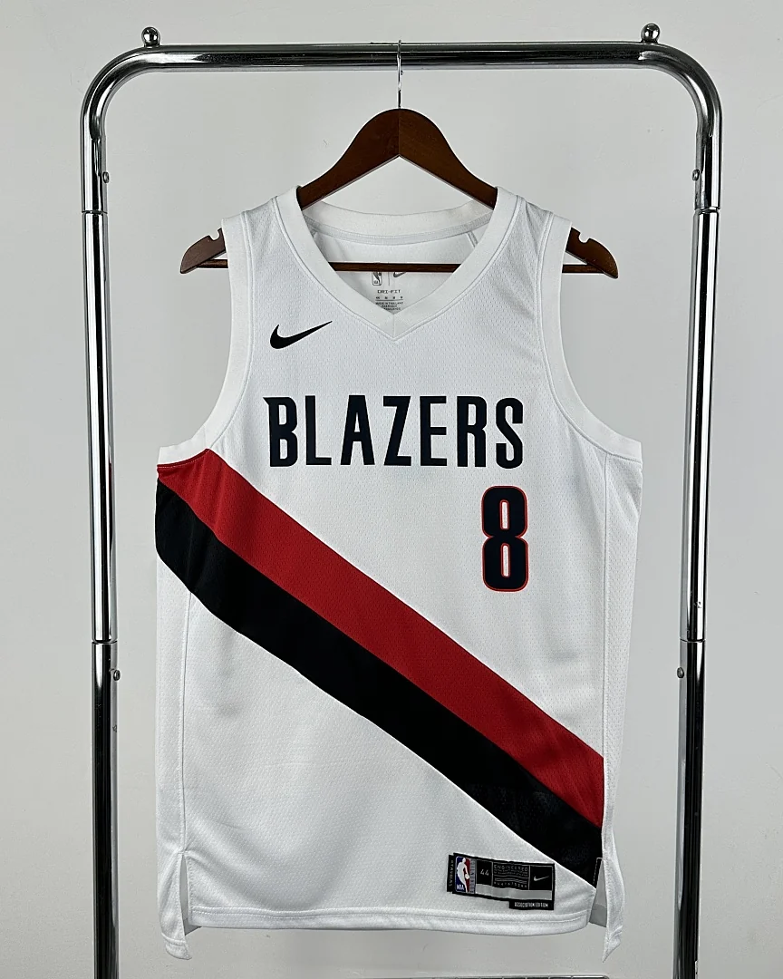 Camisola NBA Portland Trail Blazers Deni Avdija #8 Branca 2026
