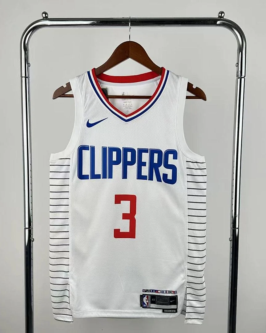 Camisola NBA Los Angeles Clippers Chris Paul #3 Branca 2023
