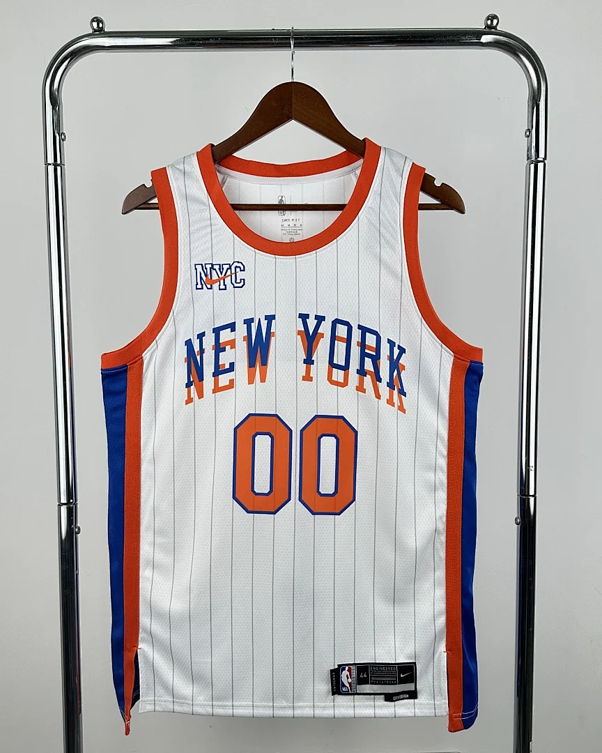 Camisola NBA New York Knicks Jordan Clarkson #00 City Edition 2025