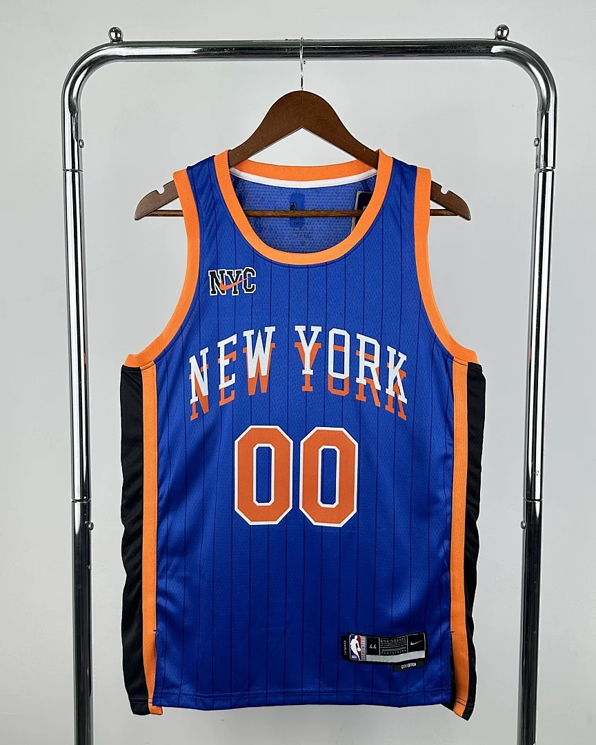 Camisola NBA New York Knicks Jordan Clarkson #00 City Edition 2024