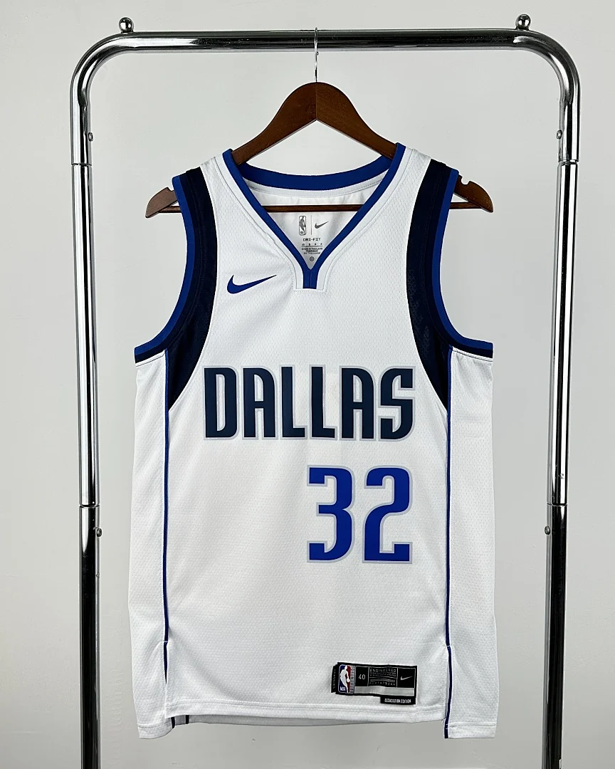 Camisola NBA Dallas Mavericks Cooper Flagg #32 Branca