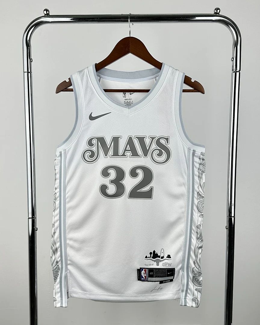 Camisola NBA Dallas Mavericks Cooper Flagg #32 City Edition 2025