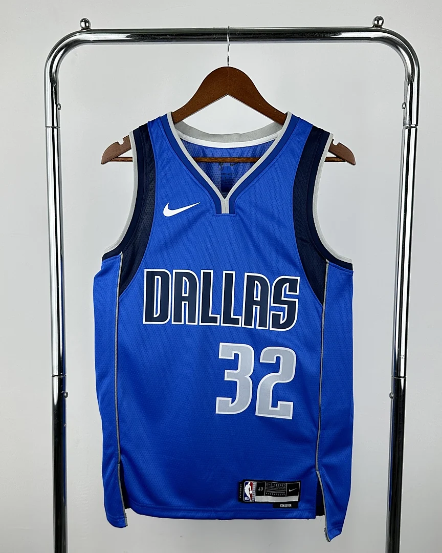 Camisola NBA Dallas Mavericks Cooper Flagg #32 Azul