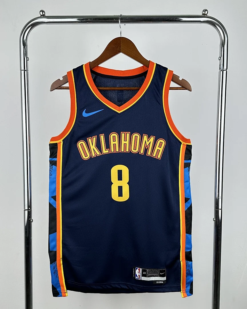 Camisola NBA Oklahoma City Thunder Jalen Williams #8 City Edition 2025