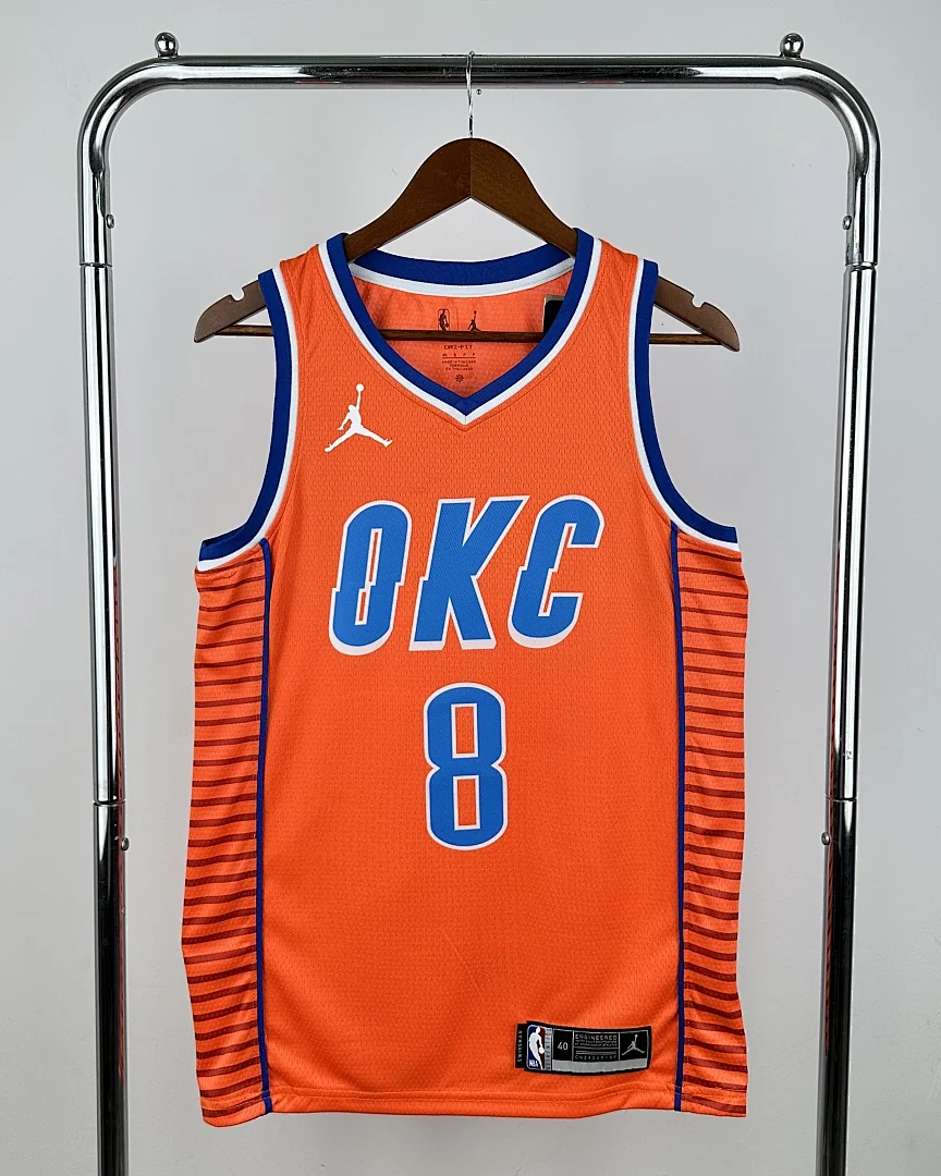 Camisola NBA Oklahoma City Thunder Jalen Williams #8 Jordan