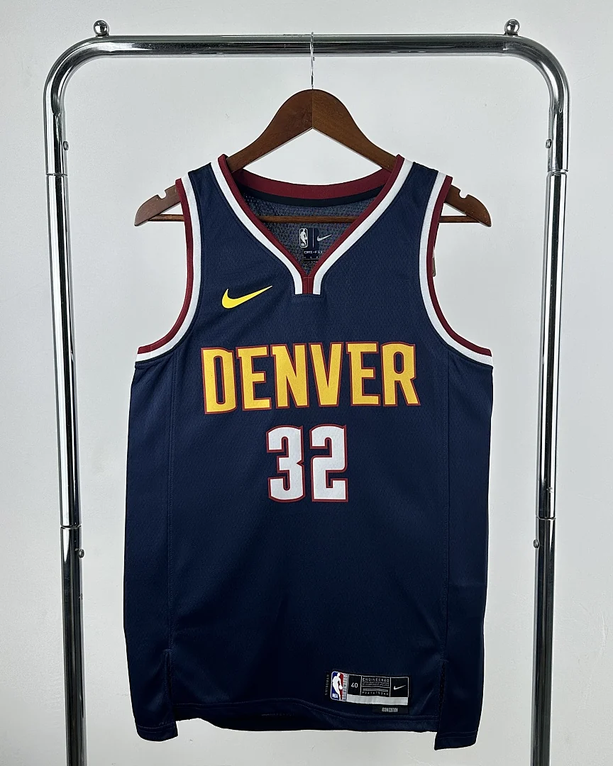 Camisola NBA Denver Nuggets Aaron Gordon #32 Azul-Marinho 2023