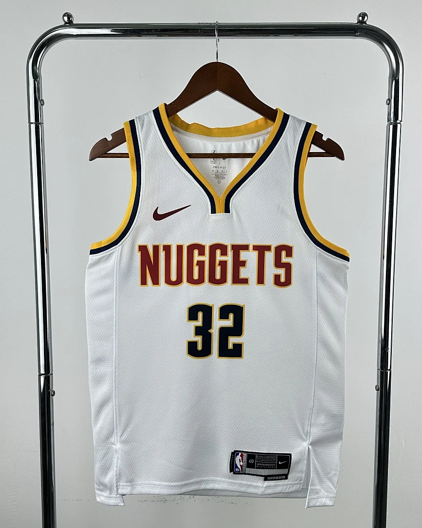 Camisola NBA Denver Nuggets Aaron Gordon #32 Branca 2023