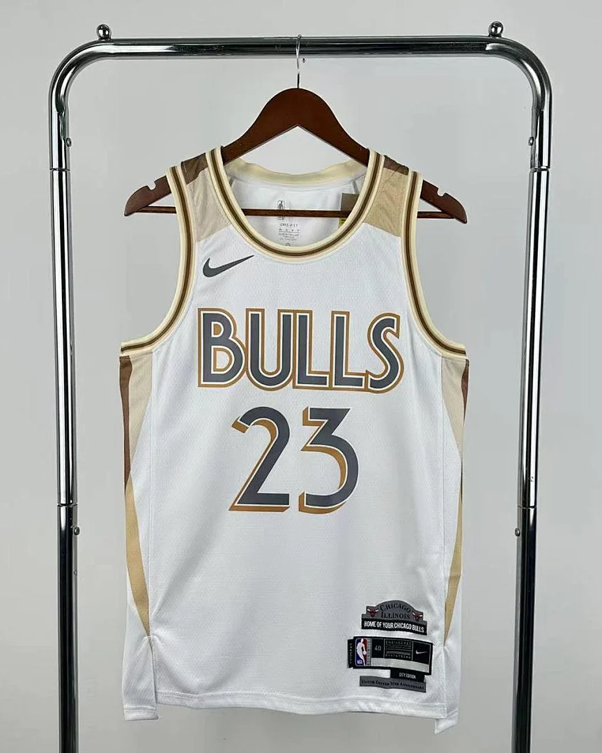 Camisola NBA Chicago Bulls Michael Jordan #23 City Edition 2025