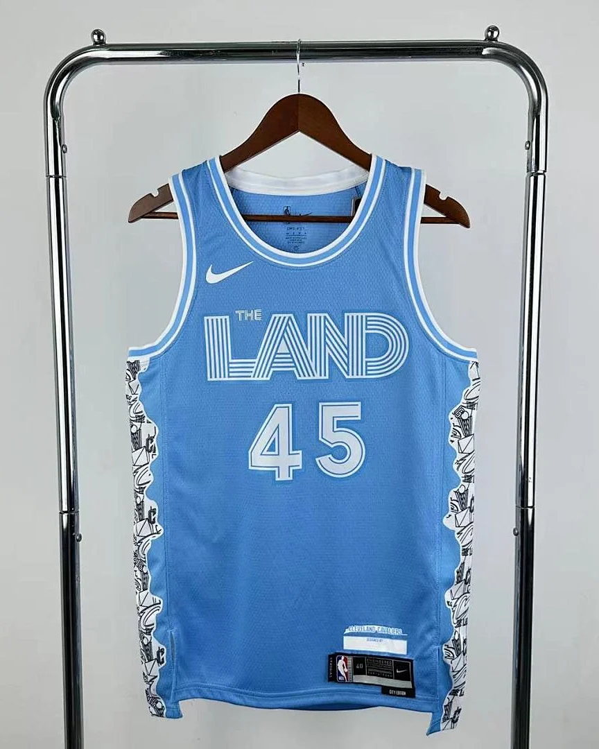 Camisola NBA Cleveland Cavaliers Donovan Mitchell #45 City Edition 2025