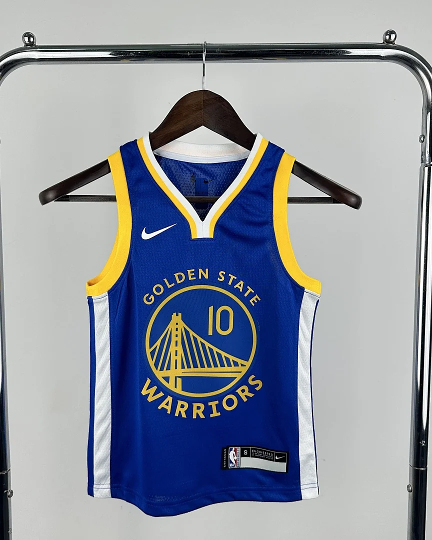 Kit Criança NBA Golden State Warriors Jimmy Butler #10 Azul Criança