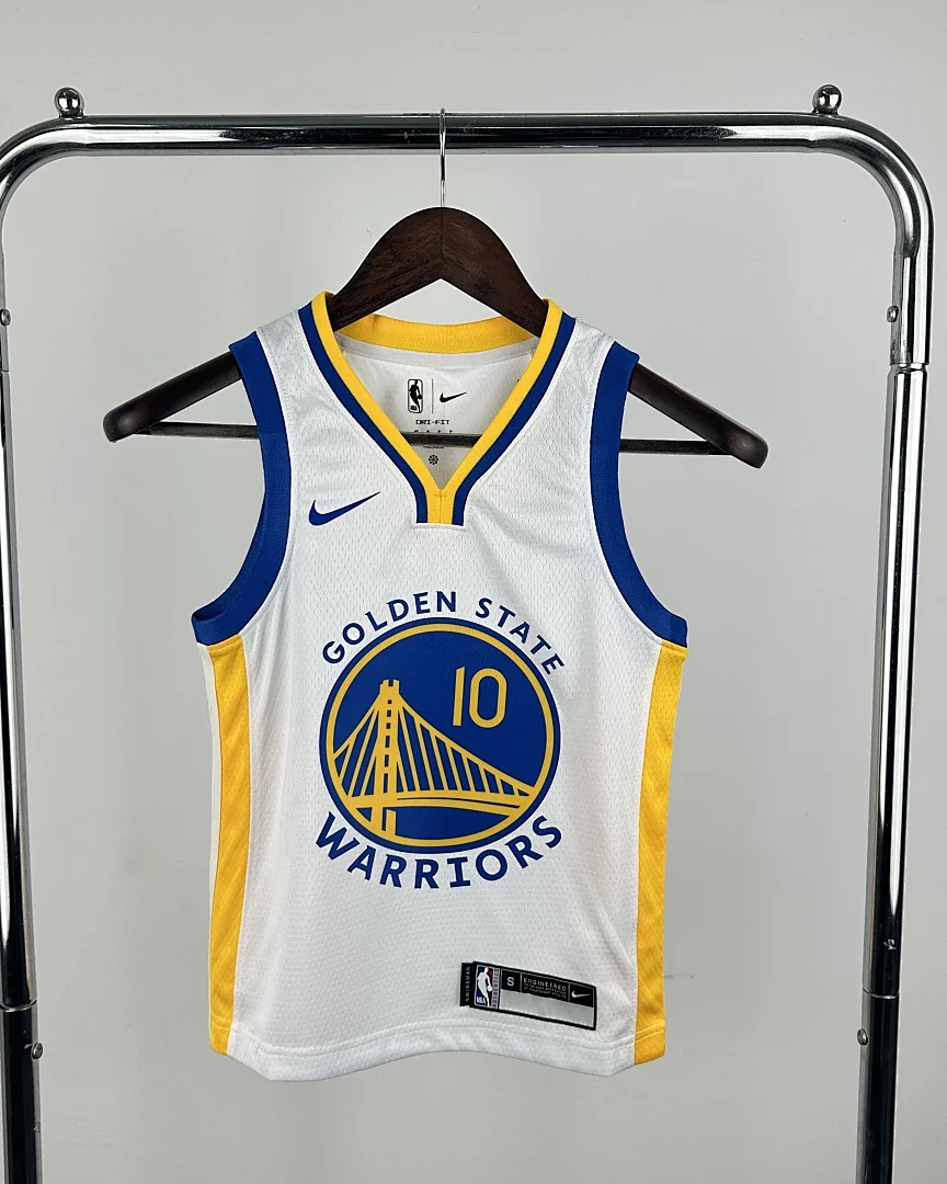 Kit Criança NBA Golden State Warriors Jimmy Butler #10 Branco Criança