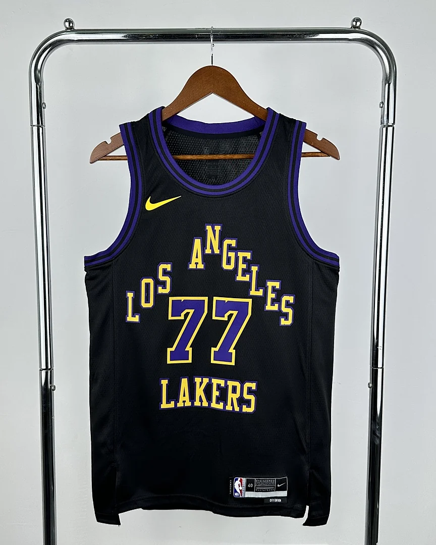 Camisola NBA Los Angeles Lakers Luka Doncic #77 City Edition 2026