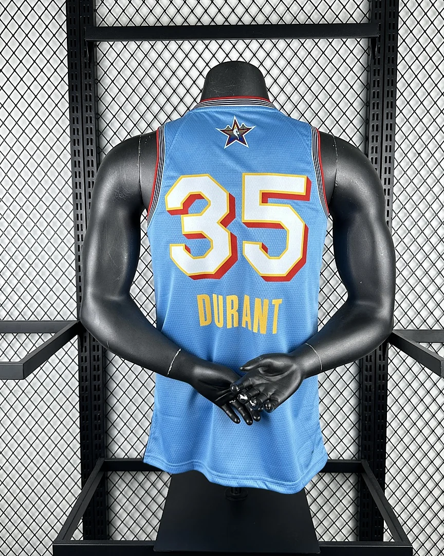 Camisola NBA All-Star #35 Edição Especial Azul-Clara 2025
