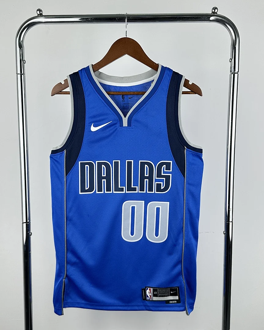 Camisola NBA Dallas Mavericks #00 Azul