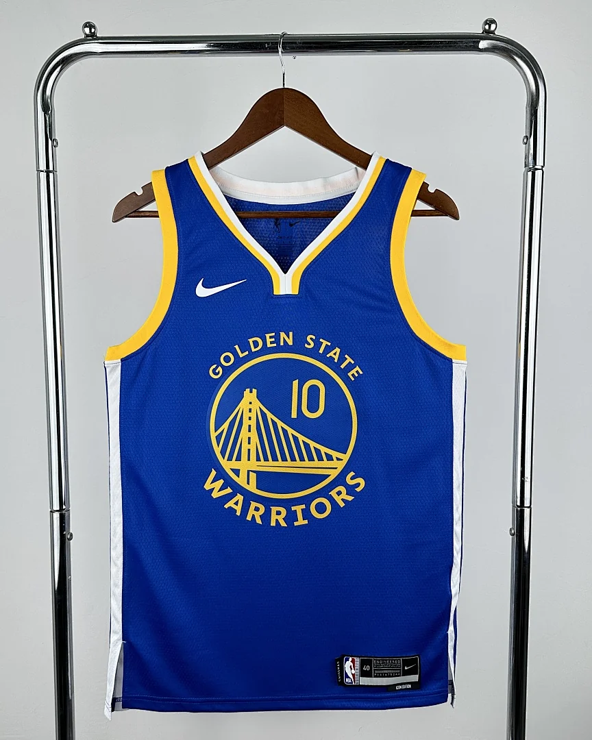 Camisola NBA Golden State Warriors Jimmy Butler #10 Azul 2023