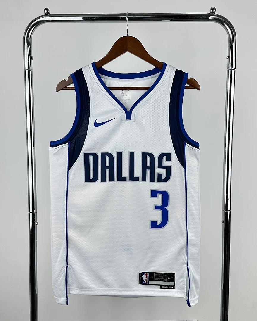 Camisola NBA Dallas Mavericks Anthony Davis #3 Branca 2023