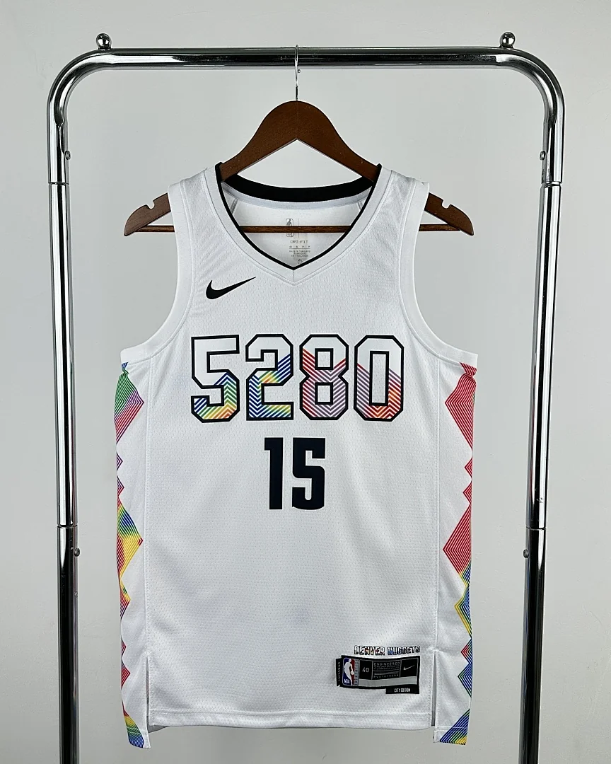Camisola NBA Denver Nuggets Nikola Jokic #15 City Edition 2025