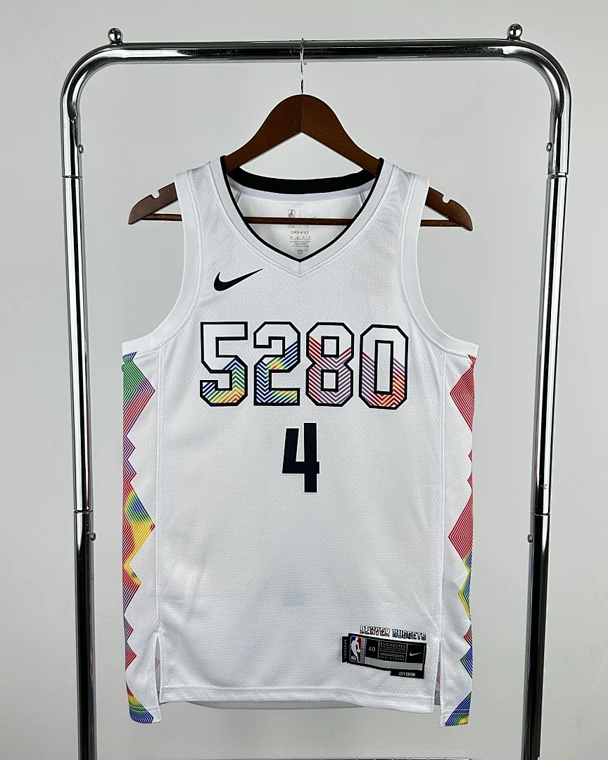 Camisola NBA Denver Nuggets Russell Westbrook #4 City Edition 2025