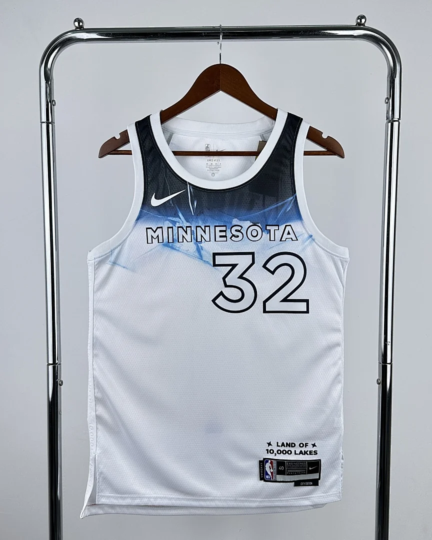 Camisola NBA Minnesota Timberwolves Karl-Anthony Towns #32 City Edition 2025